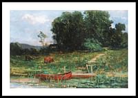The Farm Landing By Edward Mitchell Bannister-0