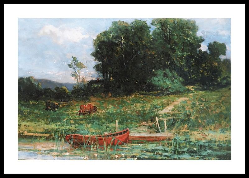 The Farm Landing By Edward Mitchell Bannister-12