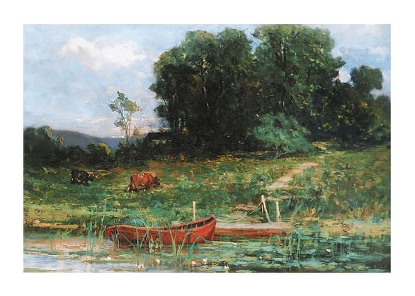 Plagát The Farm Landing By Edward Mitchell Bannister