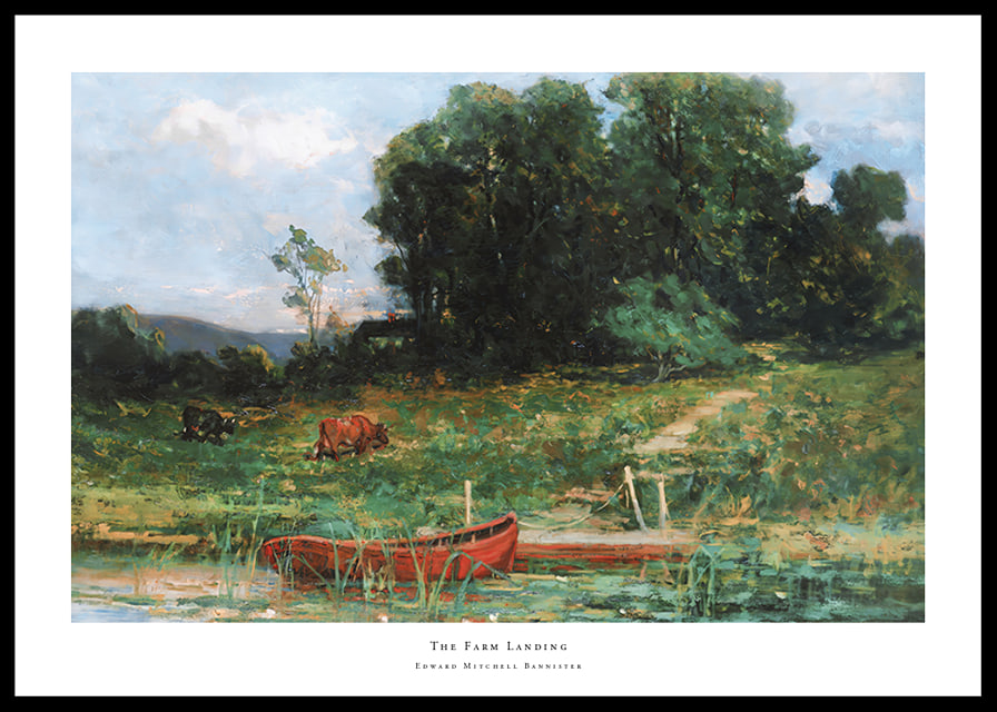 The Farm Landing By Edward Mitchell Bannister-12