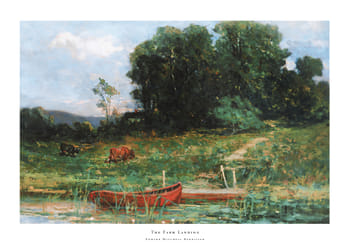 Poster The Farm Landing By Edward Mitchell Bannister