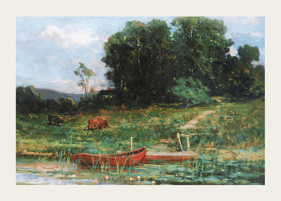The Farm Landing By Edward Mitchell Bannister-12