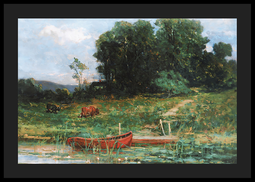The Farm Landing By Edward Mitchell Bannister-12
