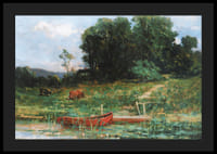 The Farm Landing By Edward Mitchell Bannister-6