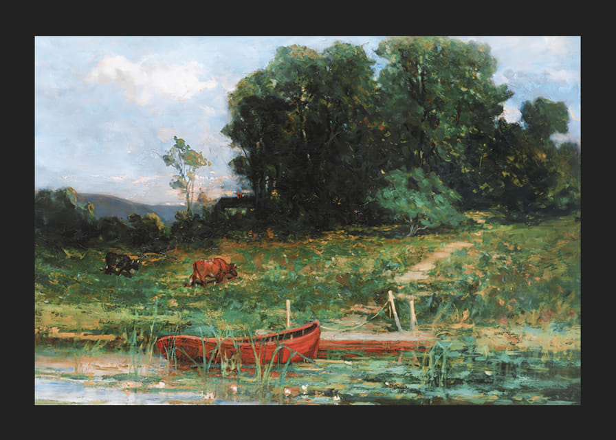 The Farm Landing By Edward Mitchell Bannister-12