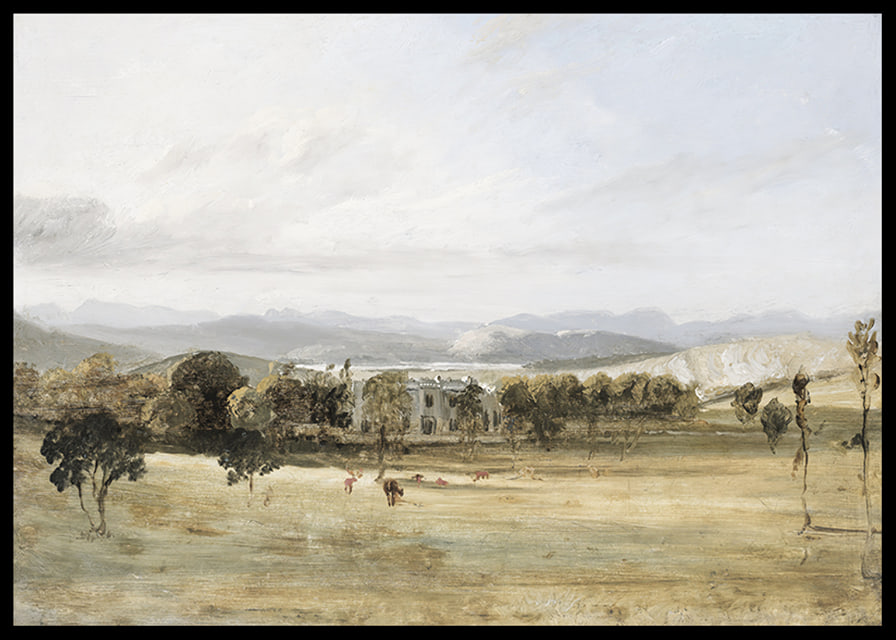 Sketch Of Leighton Hall By John Constable-12