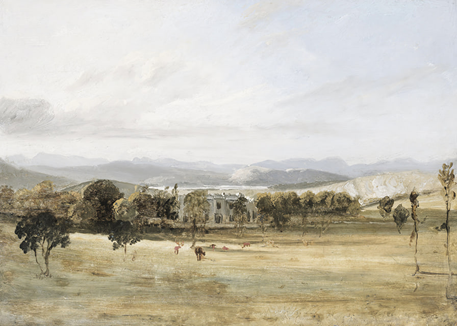 Sketch Of Leighton Hall By John Constable-12