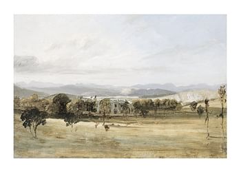 Poster Sketch Of Leighton Hall By John Constable