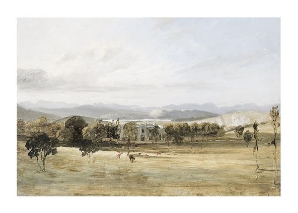 Plagát Sketch Of Leighton Hall By John Constable
