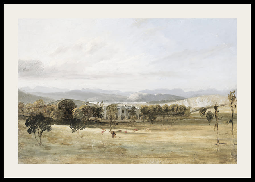 Sketch Of Leighton Hall By John Constable-12