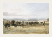 Sketch Of Leighton Hall By John Constable-5