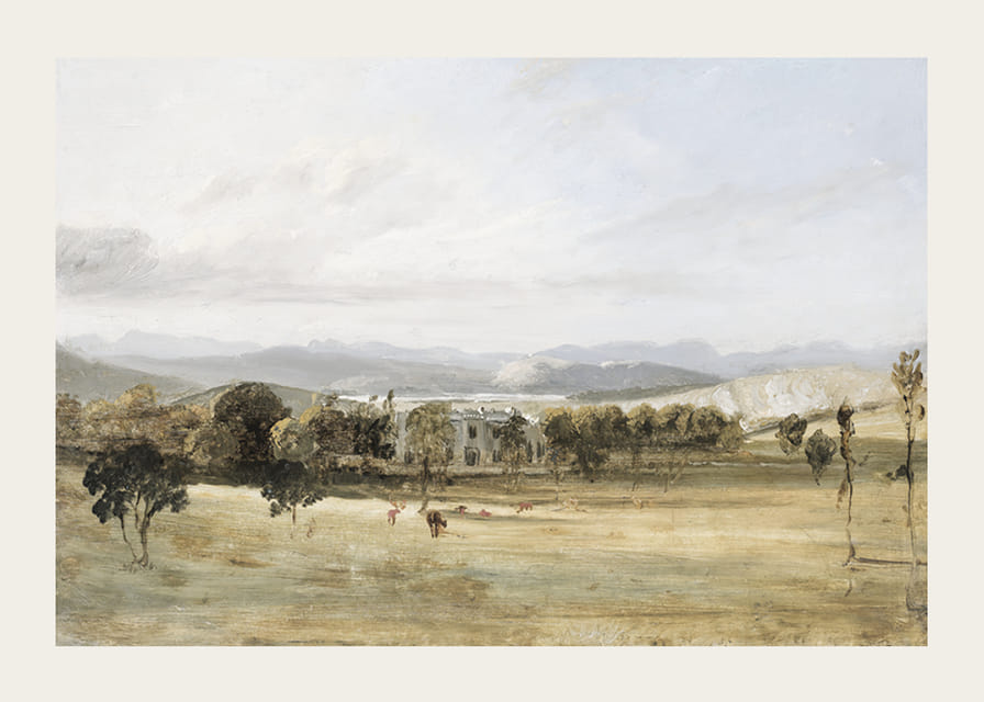 Sketch Of Leighton Hall By John Constable-12