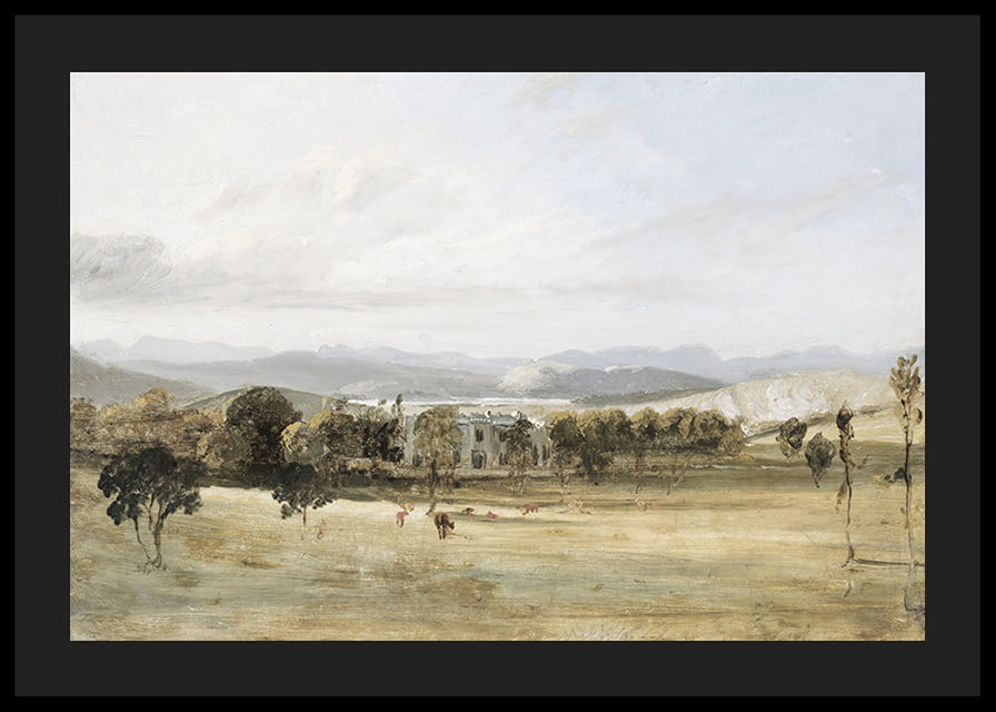 Sketch Of Leighton Hall By John Constable-12