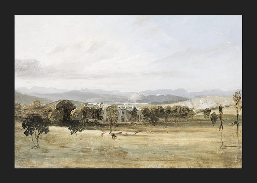 Sketch Of Leighton Hall By John Constable-12