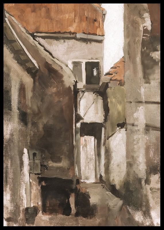 Buurtje In Rijswijk Bij Den Haag By George Hendrik Breitner-12