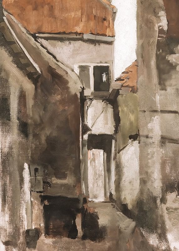 Buurtje In Rijswijk Bij Den Haag By George Hendrik Breitner-12