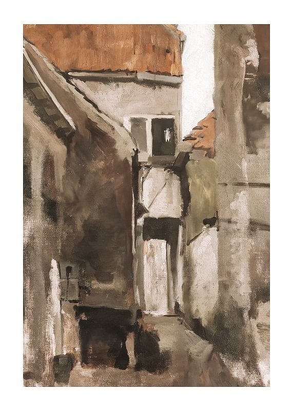 Plagát Buurtje In Rijswijk Bij Den Haag By George Hendrik Breitner