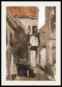 Buurtje In Rijswijk Bij Den Haag By George Hendrik Breitner-4