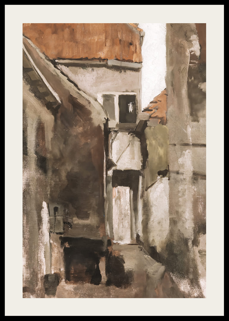 Buurtje In Rijswijk Bij Den Haag By George Hendrik Breitner-12