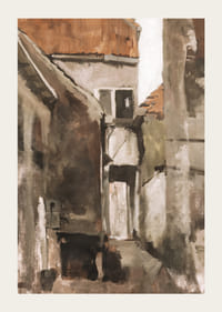 Buurtje In Rijswijk Bij Den Haag By George Hendrik Breitner-5