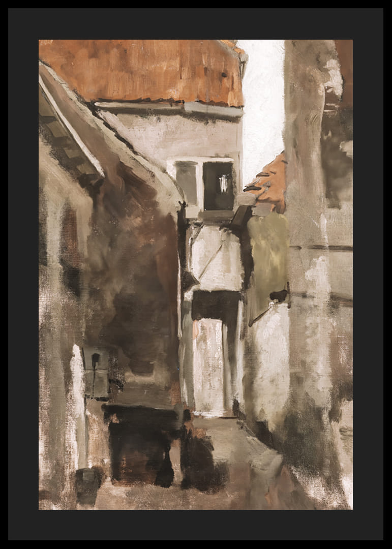 Buurtje In Rijswijk Bij Den Haag By George Hendrik Breitner-12