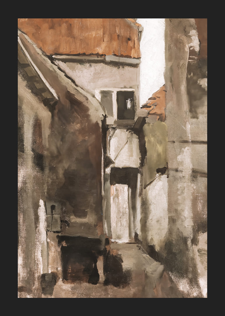 Buurtje In Rijswijk Bij Den Haag By George Hendrik Breitner-12