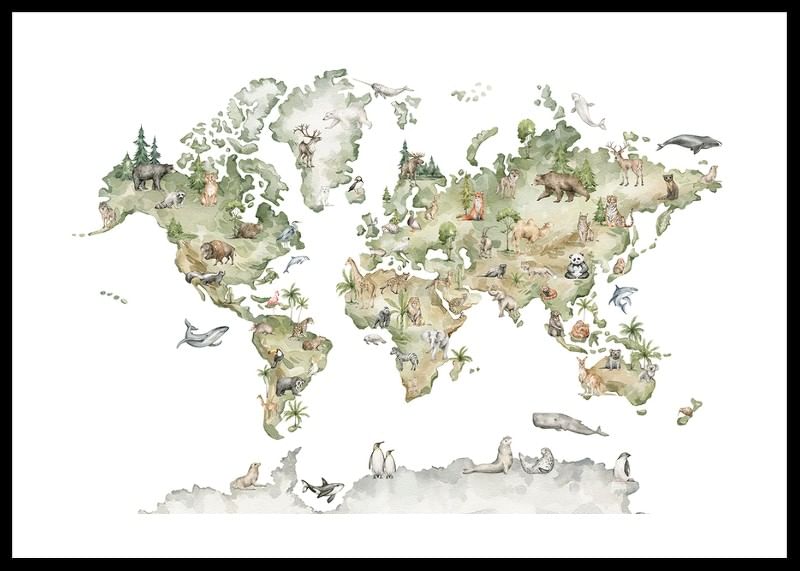 Animal World Map-12