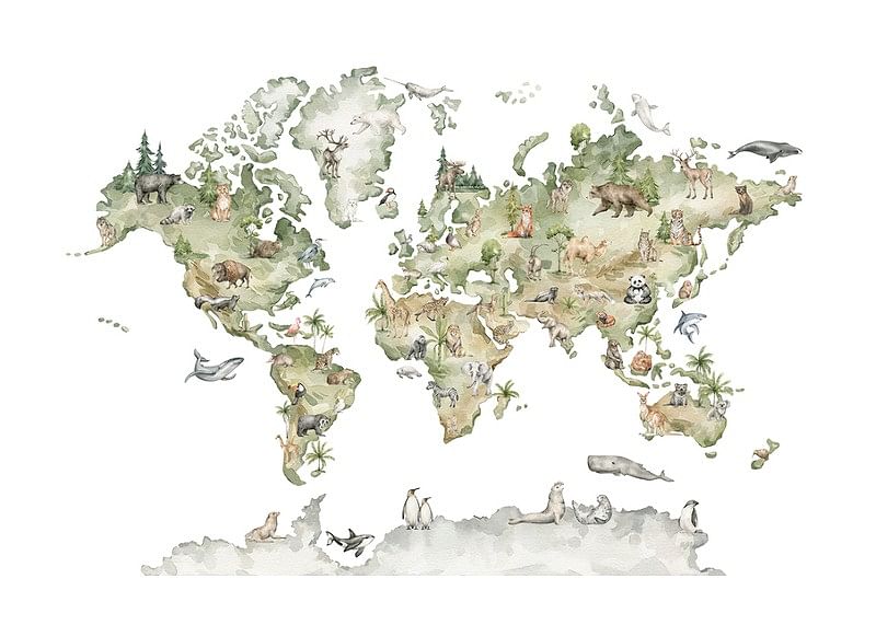 Animal World Map-12