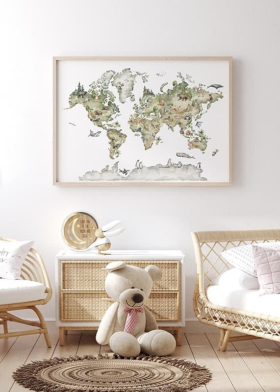 Animal World Map-12