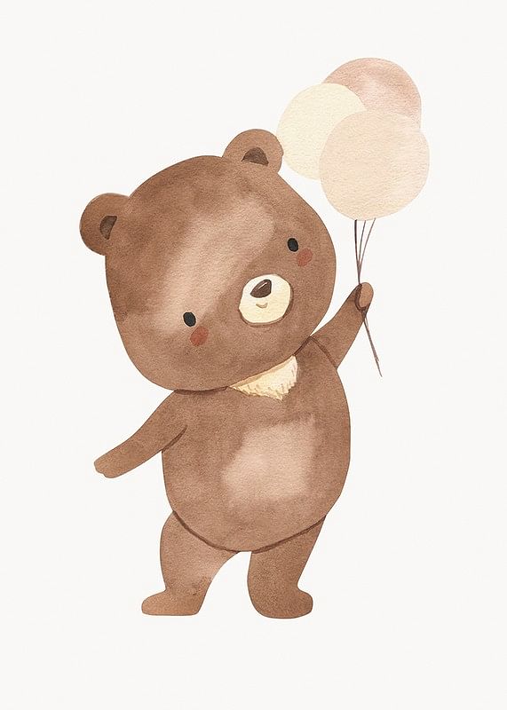 Teddy Bear With Balloon-12