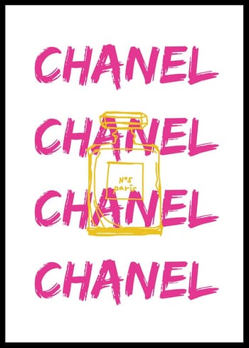 Poster Chanel In Pink