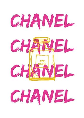 Poster Chanel In Pink