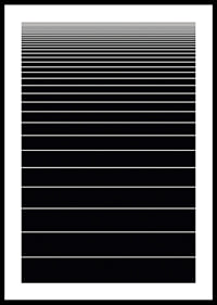 Minimalistiska vita horisontella linjer mot svart bakgrund-0
