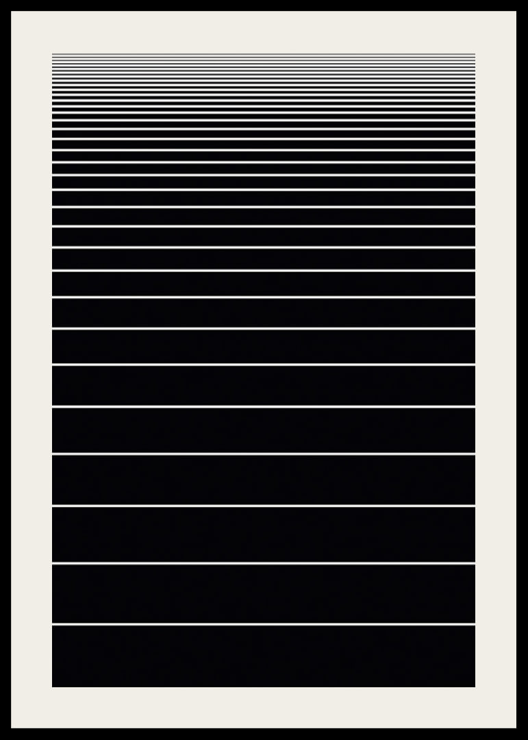 Minimalistiska vita horisontella linjer mot svart bakgrund-12