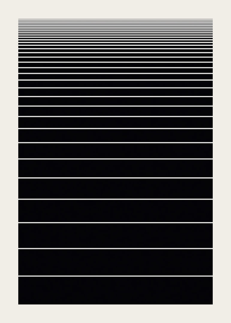 Minimalistiska vita horisontella linjer mot svart bakgrund-12