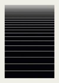 Linii orizontale albe minimaliste pe fundal negru-3