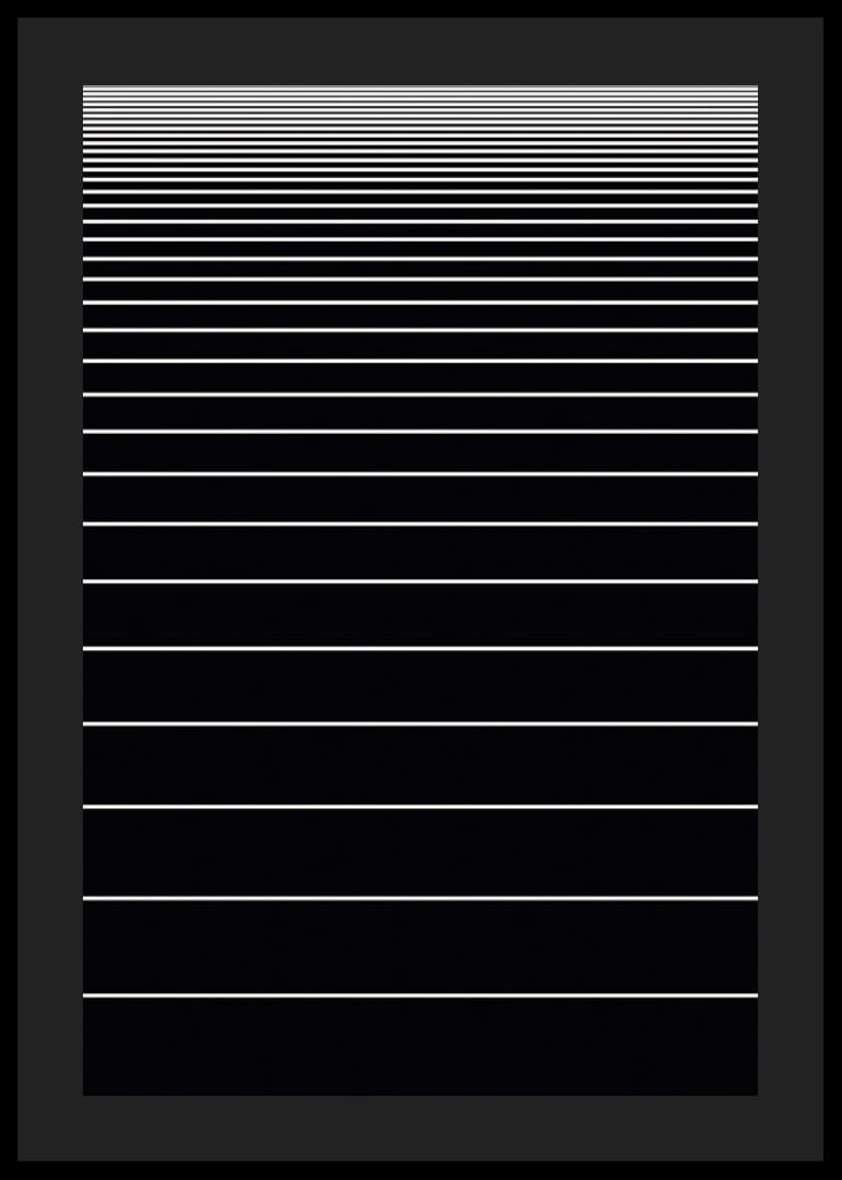 Linii orizontale albe minimaliste pe fundal negru-12