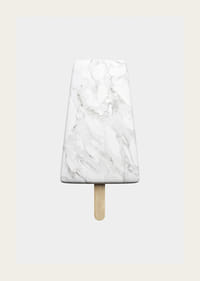 Illustration of ice cream stick with white marble patterned surface-3