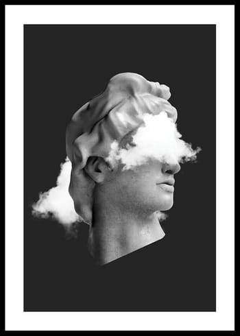 Poster Clouded Statue