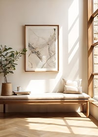 Abstrakt mönster av ljus marmor med grå och beige ådring-8