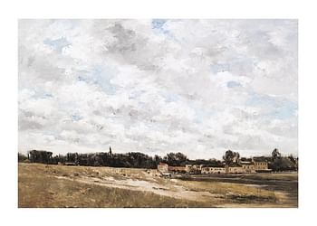 Poster Landscape By Jean-Eugène Clary
