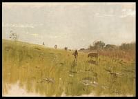 To The Pasture By Ladislav Mednyánszky-2