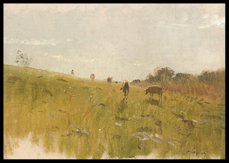 To The Pasture By Ladislav Mednyánszky-12