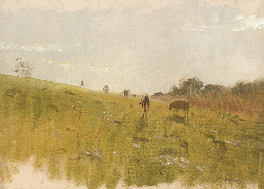 To The Pasture By Ladislav Mednyánszky-12