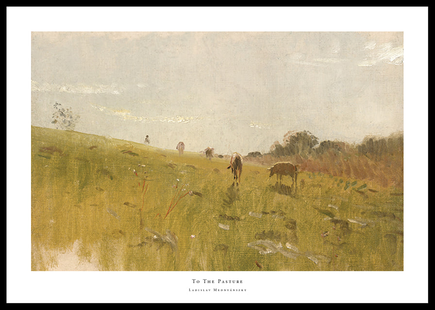 To The Pasture By Ladislav Mednyánszky-12