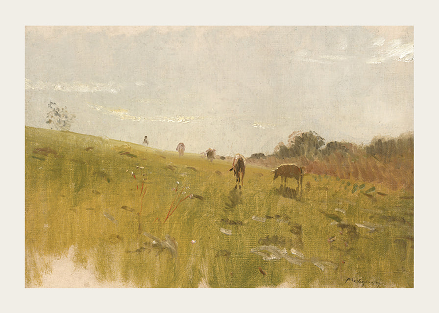 To The Pasture By Ladislav Mednyánszky-12
