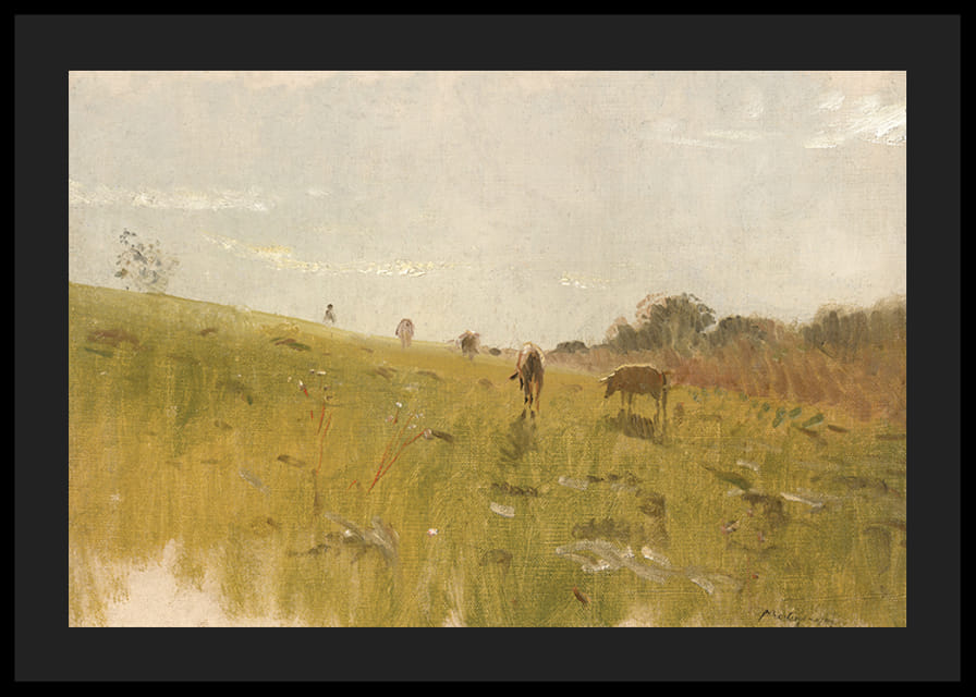 To The Pasture By Ladislav Mednyánszky-12