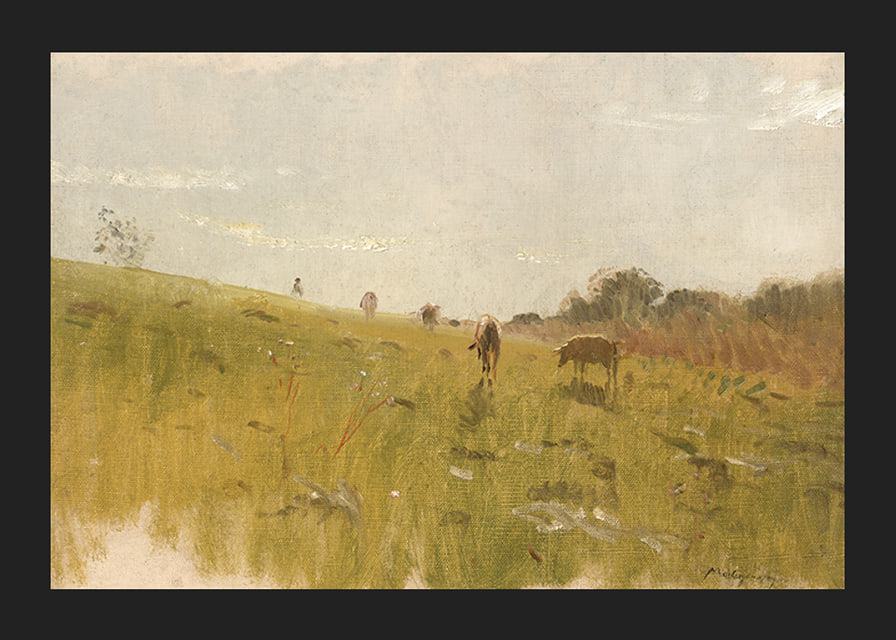 To The Pasture By Ladislav Mednyánszky-12