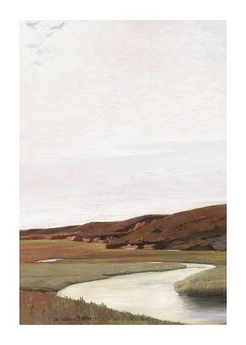Poster Sommerdag Ved Karup Å By Johan Rohde