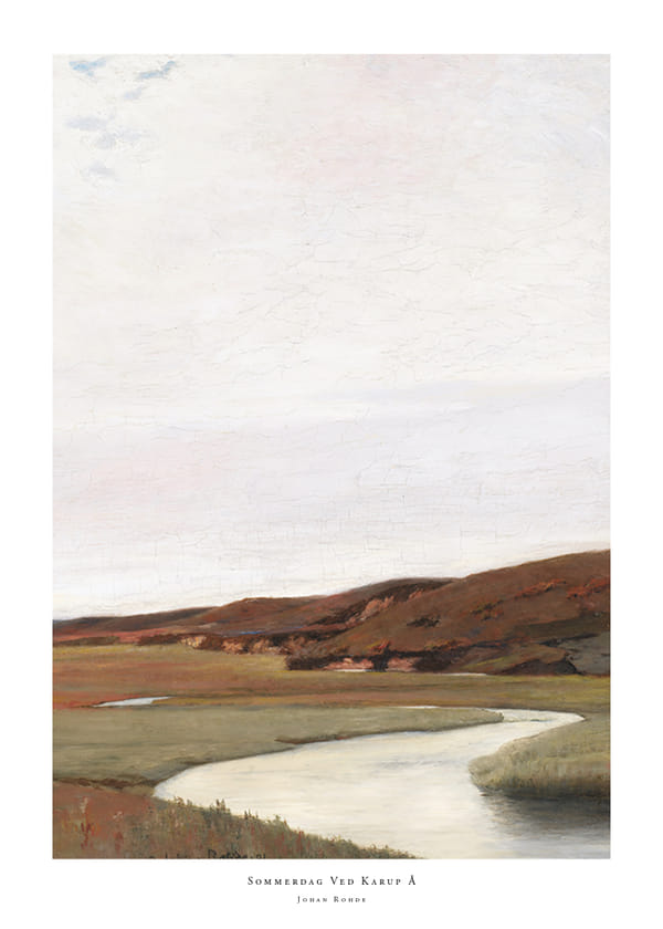 Plakatas Sommerdag Ved Karup Å By Johan Rohde